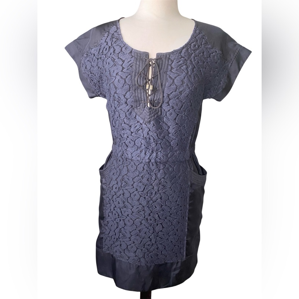 Sea New York Silk Blend Lace
Front Dress Black Size 0